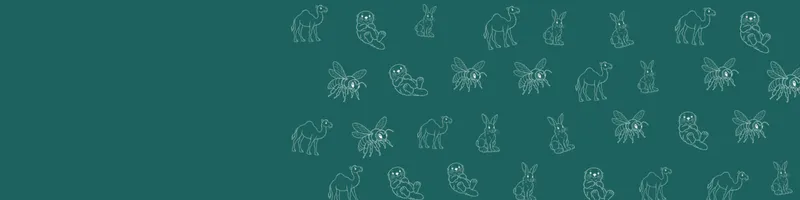 Teal Google Classroom header with white line drawings of sea otter, snowshoe hare, camel, bee on the right