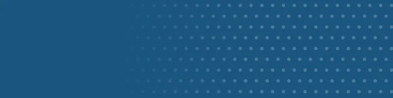 Ocean blue Google Classroom header with a polka dots pattern on the right