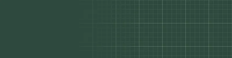 Forest green Google Classroom header with a graph paper pattern on the right