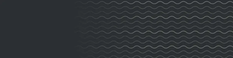Charcoal Google Classroom header with a waves pattern on the right