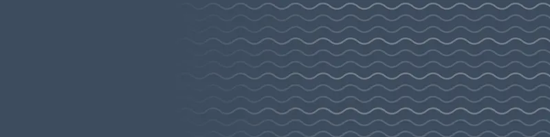 Slate Google Classroom header with a waves pattern on the right